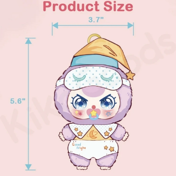 Baby Three Good Baby Series Plush Pendant  "Angel Baby" - Picture 7 of 16